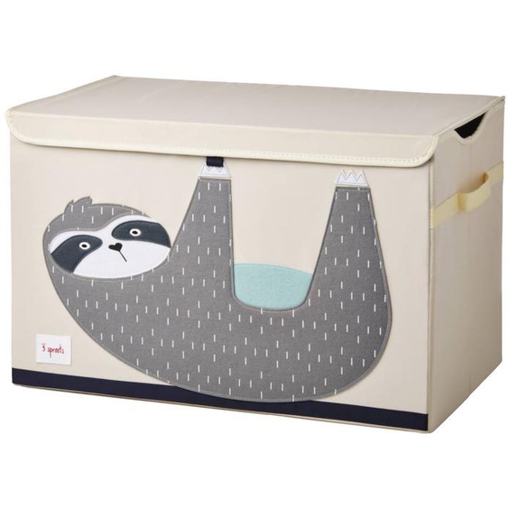Coffre À Jouets Paresseux Gris