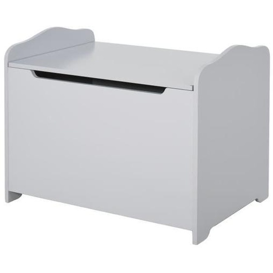 HOMCOM - Boîte de rangement pour enfants - MDF - 60x40x48cm - Gris