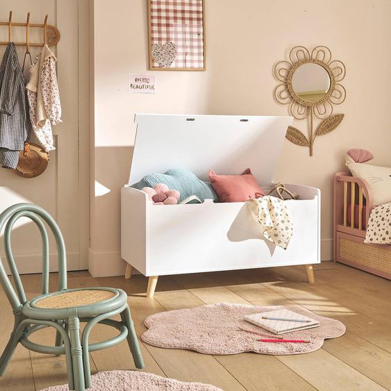 Coffre à jouets XL CONFETTI blanc