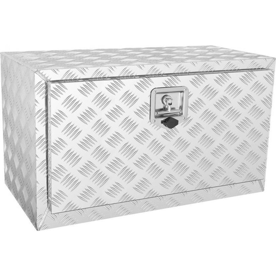 Coffre à outils en aluminium sous le plancher du camion - Rangement des outils pour remorques et camping-cars - 76,2 x 35,6 x 40,6 cm