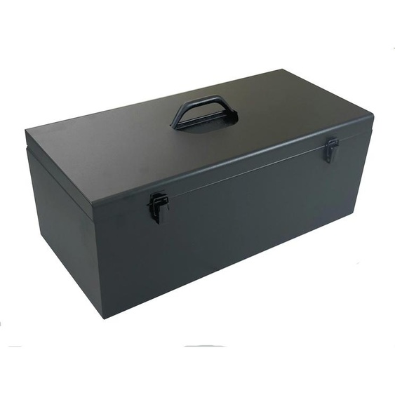 Coffre à outils métallique noir 580 x 270 x 230 mm