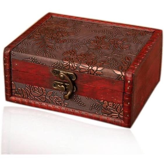 Coffre Au Trésor En Bois Boîte De Rangement Vintage En Bois Coffre À Trésor Boîtes De Rangement Vintage Decorer Coffre