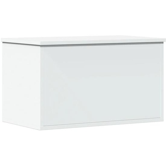 Coffre blanc 60x35x35 cm bois composite