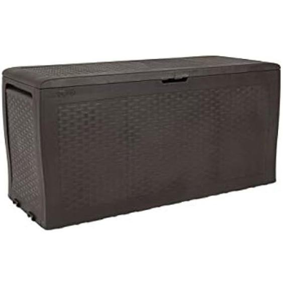 Coffre de jardin - KETER - Samoa 270L - Effet bois - Résine plastique résistante aux intempéries
