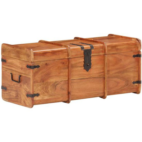 Coffre de rangement 90x40x40 cm Bois dacacia solide