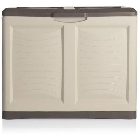 Coffre de rangement en plastique - 200 L - Taupe