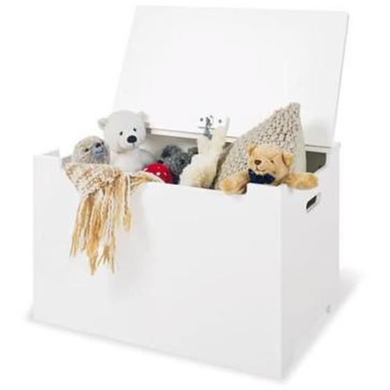 Coffre a jouets en bois blanc