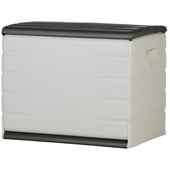 Coffre dextérieur Plastiken Résine noire 80 x 61 x 53 cm