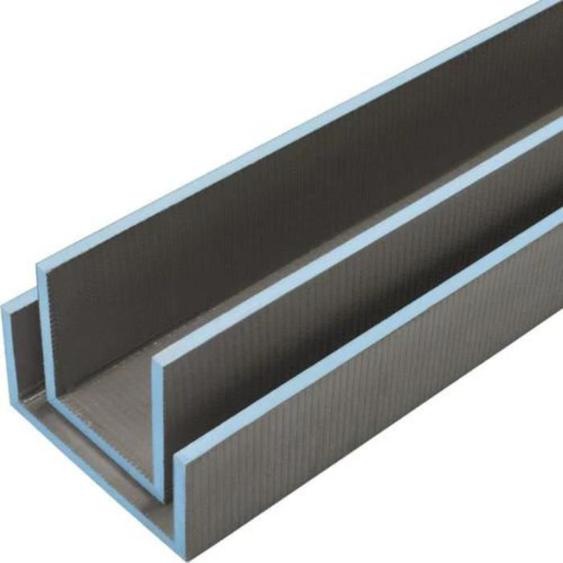 Coffre dhabillage - WEDI - Mensolo U - 260 x 30 x 15 cm - Étanche - Isolation thermique
