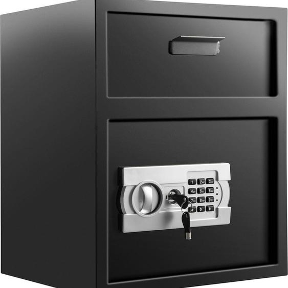 Coffre-fort numérique à code électronique, coffre-fort avec deux clés de secours, coffre-fort avec fente de dépôt, coffre-fort en acier au carbone pour restaurant, coffre-fort pour la maison, lhôtel et le bureau