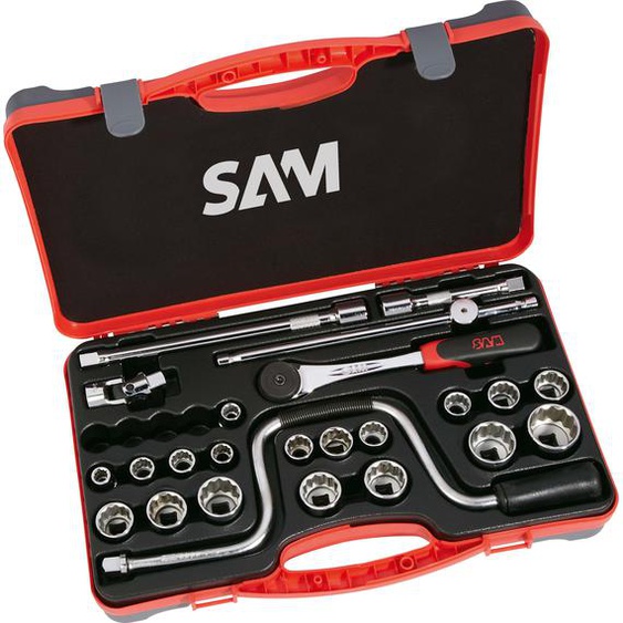 Coffret 1/2 de 24 outils 12 pans en pouces - SAM OUTILLAGE - 75-SP24