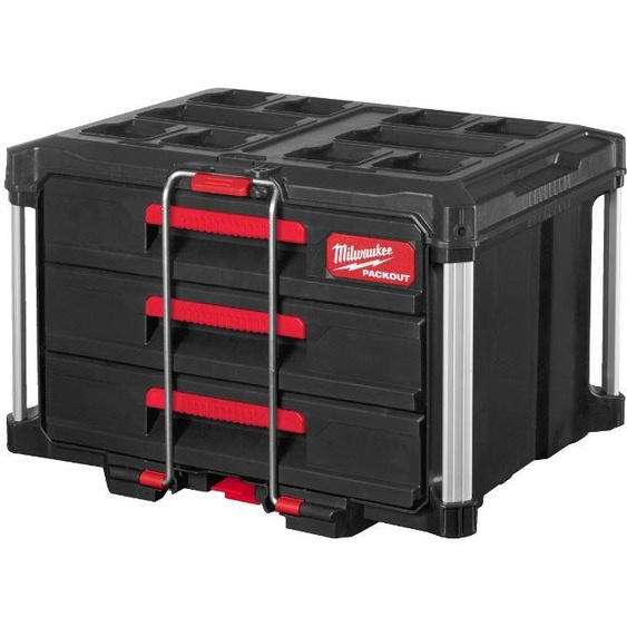 Coffret 3 tiroirs PACKOUT MILWAUKEE 4932472130