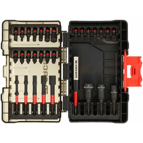 Facom - Coffret 30 pièces dembouts impacts et accessoires 1/4 EN.1J30PB