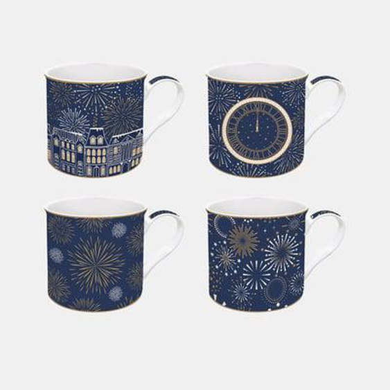 Coffret 4 Mugs - 30 cl