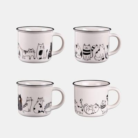 Coffret 4 mugs - Friends - Modèles variés