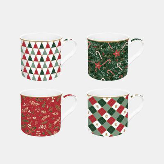 Coffret 4 mugs