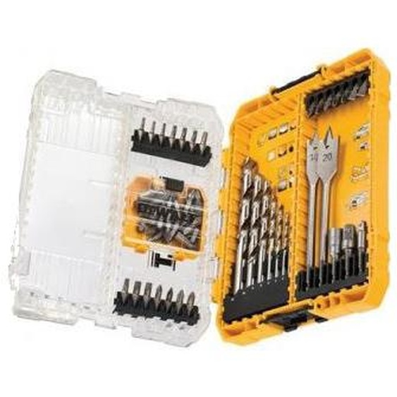 Coffret 55 pièces Toughcase embouts et forets pour bois et métal - DEWALT - DT70757-QZ