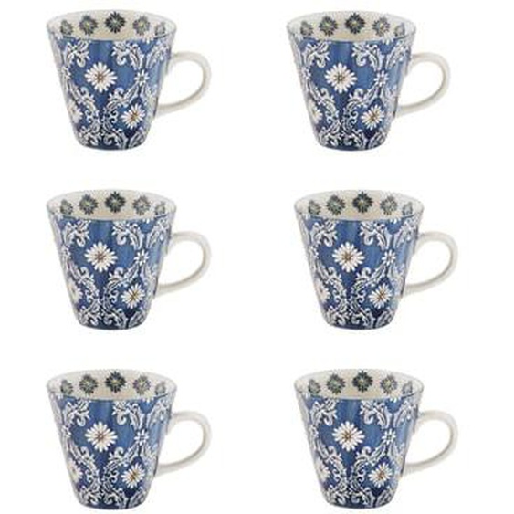 Coffret 6 tasses Almada