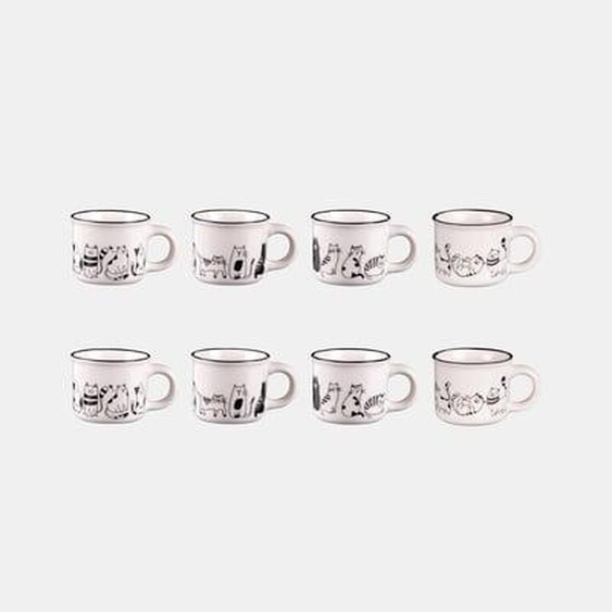 Coffret 8 tasses -  Friends - Modèles variés