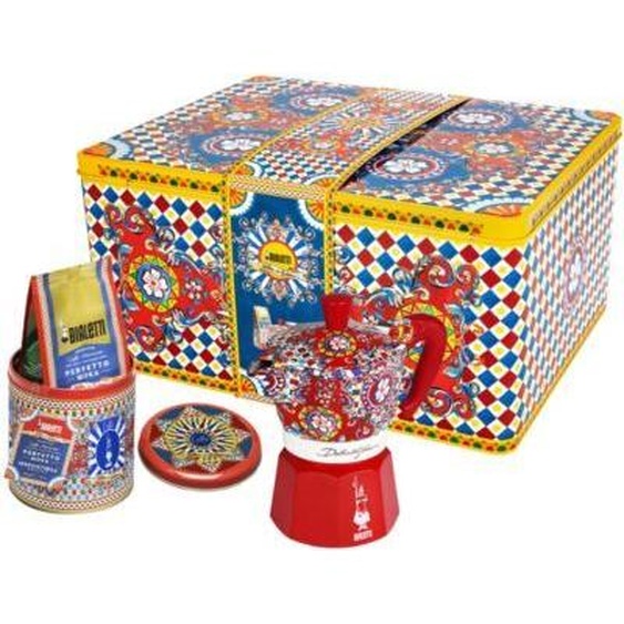 Coffret BIALETTI moka 3 tasses + café Co