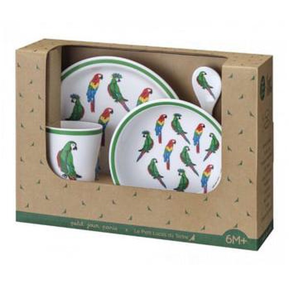 Coffret cadeau 5 pieces Les Perroquets