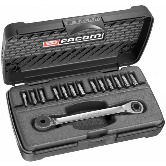 Coffret clé à cliquet et porte-embouts FACOM 65.PEJ13