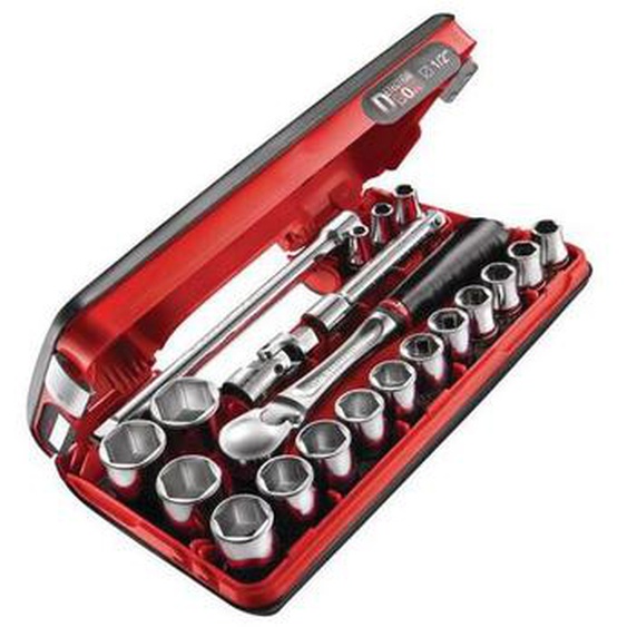 Coffret Compact 1/2 douilles 6 pans FACOM SL.DBOX1PB