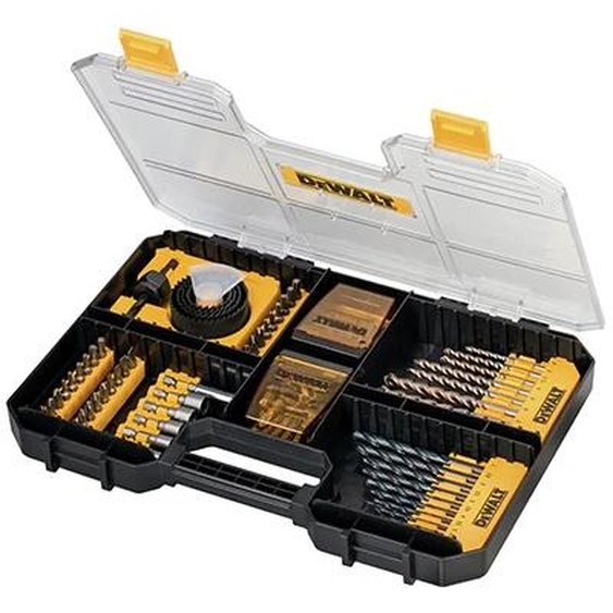 Coffret de 100 accessoires de vissage et perçage T-STAK - DEWALT - DT71569-QZ