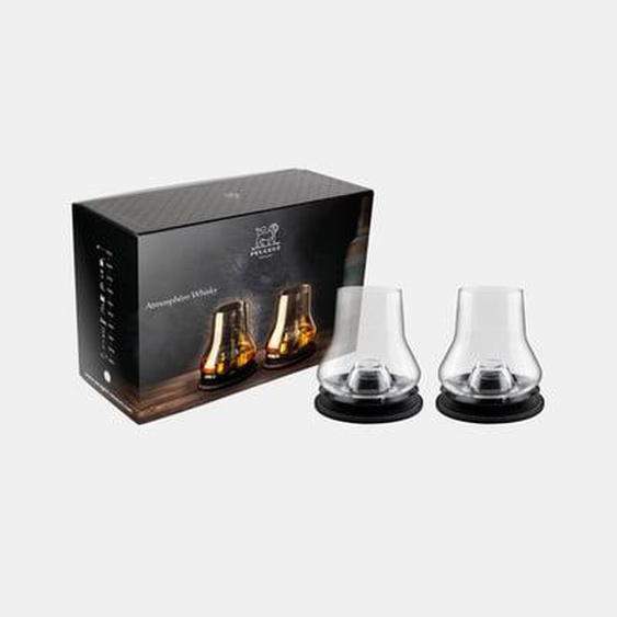 Coffret de 2 verres dégustation Whisky avec socles rafraichisseurs