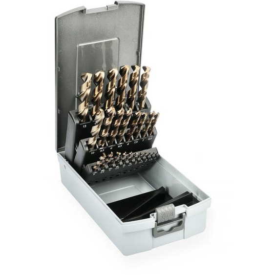 Coffret de 25 forets cobalt 5% de 1 à 13mm - HANGER - 155291