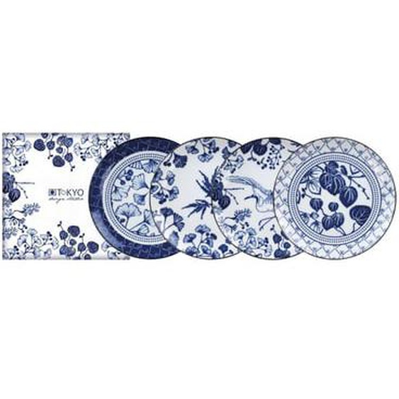 Coffret de 4 assiettes à pain