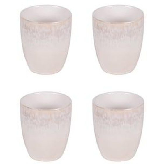 Coffret de 4 gobelets beige Bardenas