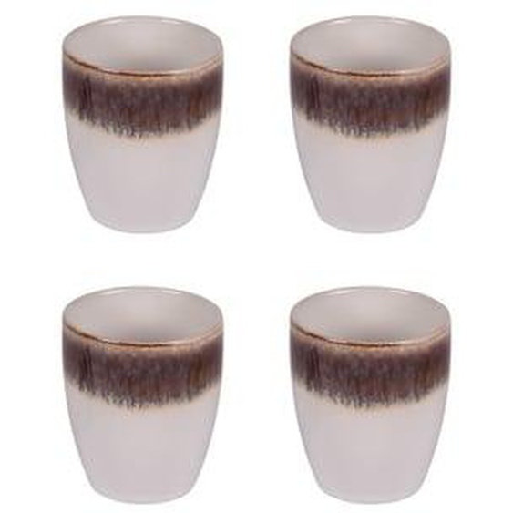 Coffret de 4 gobelets marron Bardenas 6