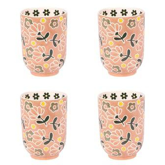 Coffret de 4 gobelets Peony 7,