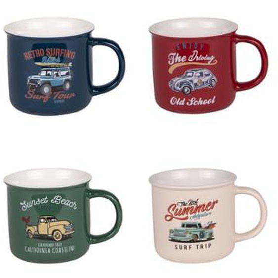 Coffret de 4 mugs Californy  cl