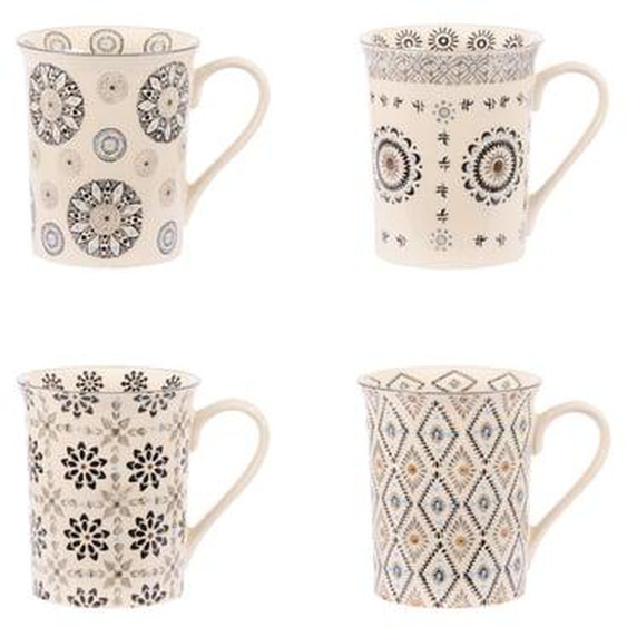 Coffret de 4 mugs Nelson  cl