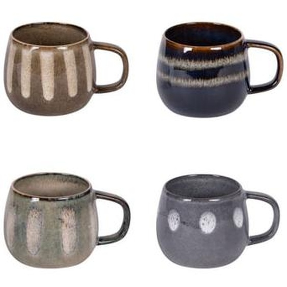 Coffret de 4 mugs Origami