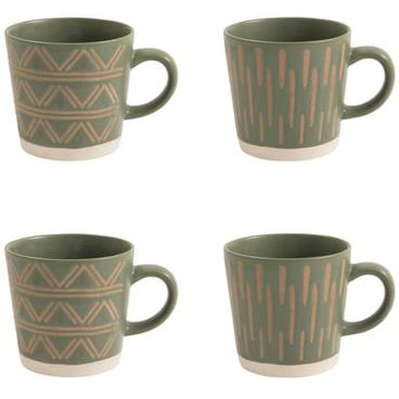 Coffret de 4 mugs Veracruz  cl