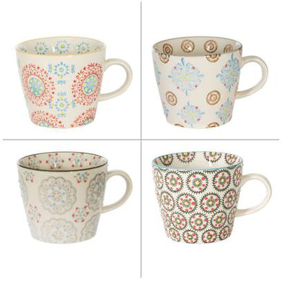 Coffret de 4 tasses Bohème  cl