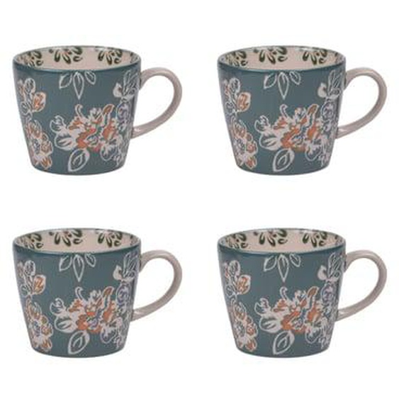 Coffret de 4 tasses Faustine  cl