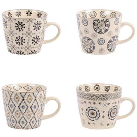 Coffret de 4 tasses Nelson  cl