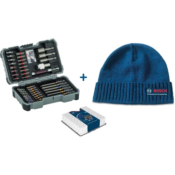 Coffret de 43 pièces de vissage + douilles + bonnet - BOSCH - 0615997658