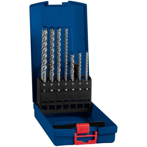 Coffret de 5 forets pour perforateur SDS Plus 7X 5-6-6-8-10mm - BOSCH EXPERT - 2608900197