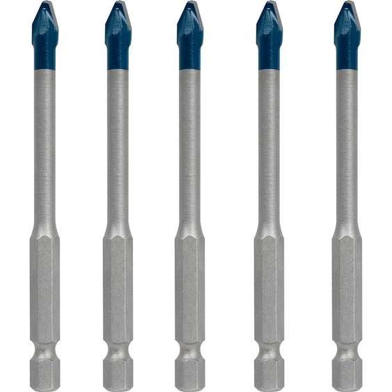 Coffret de 5 forets pour tuiles HardCeramic HEX-9 5mm - BOSCH EXPERT - 2608900598