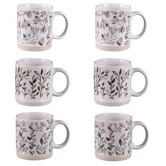 Coffret de 6 tasses Bucolique  cl