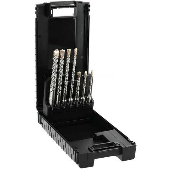 Coffret de 7 forets à béton THOR SDS Plus à 2 taillants - HANGER - 155700