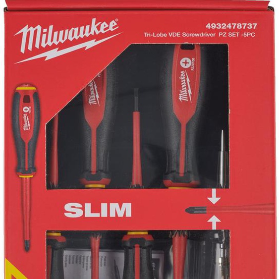 Coffret de 7 tournevis trilobe VDE Phillips - MILWAUKEE - 4932478739