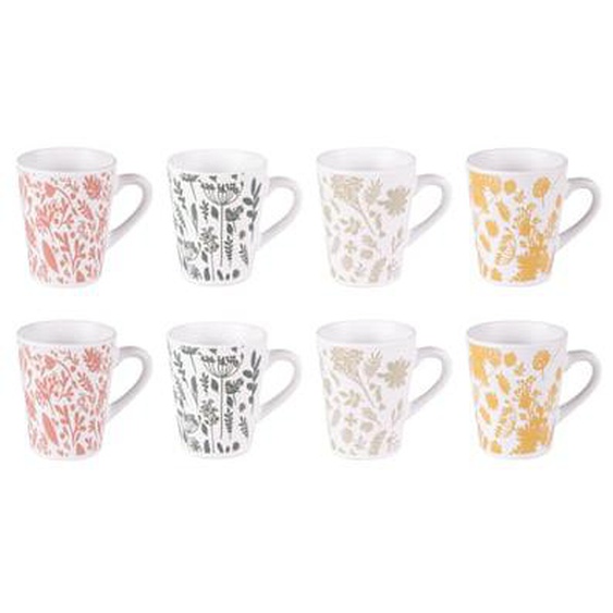 Coffret de 8 tasses Galehia  cl