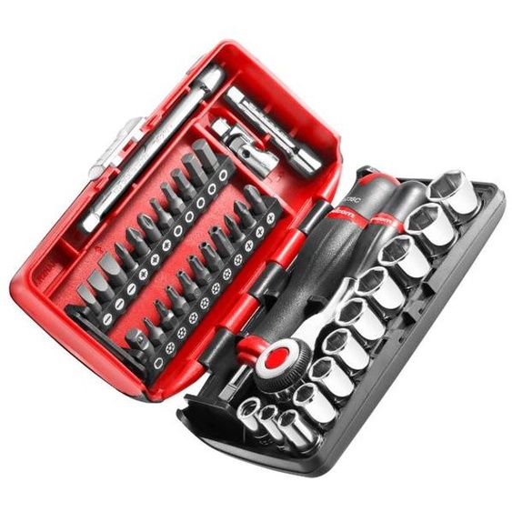 Coffret de douille 1/4 6 pans métriques 5,5 à 14 mm FACOM R.360NANOPB