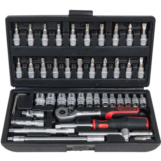 Ks Tools - Coffret de douilles F6 1/4 - CHROMEmat - 46 pcs - 911.0646